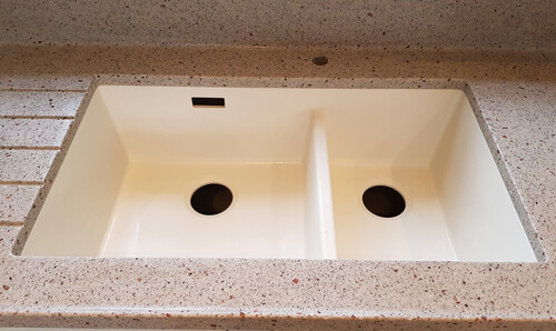 Undermount Sink with 24mm cut out for composite sinks (Rossa)