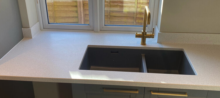 Undermount Sink with 24mm cut out for composite sinks ( Wharf Mineral )